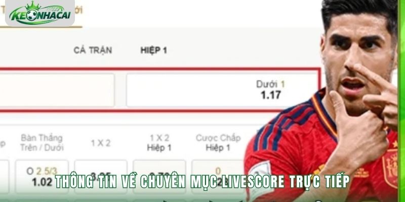 Thông tin về chuyên mục Livescore trực tiếp